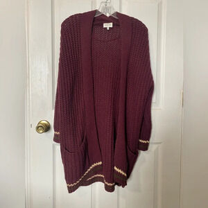 Sienna Sky long sleeve knitted cardigan size small